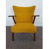 Danish Teak Boucle Chair
